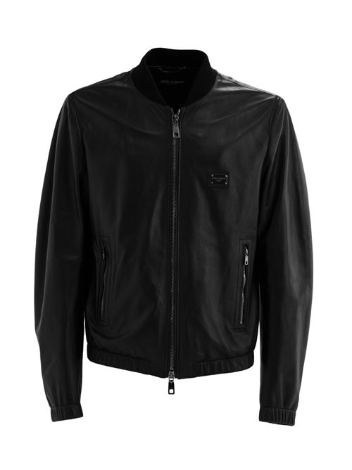 Leather jacket DOLCE & GABBANA | G9ZY5L HULR0N0000